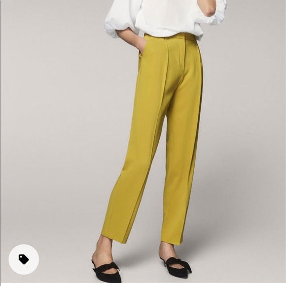 Massimo dutti yellow jumpsuit Clearance